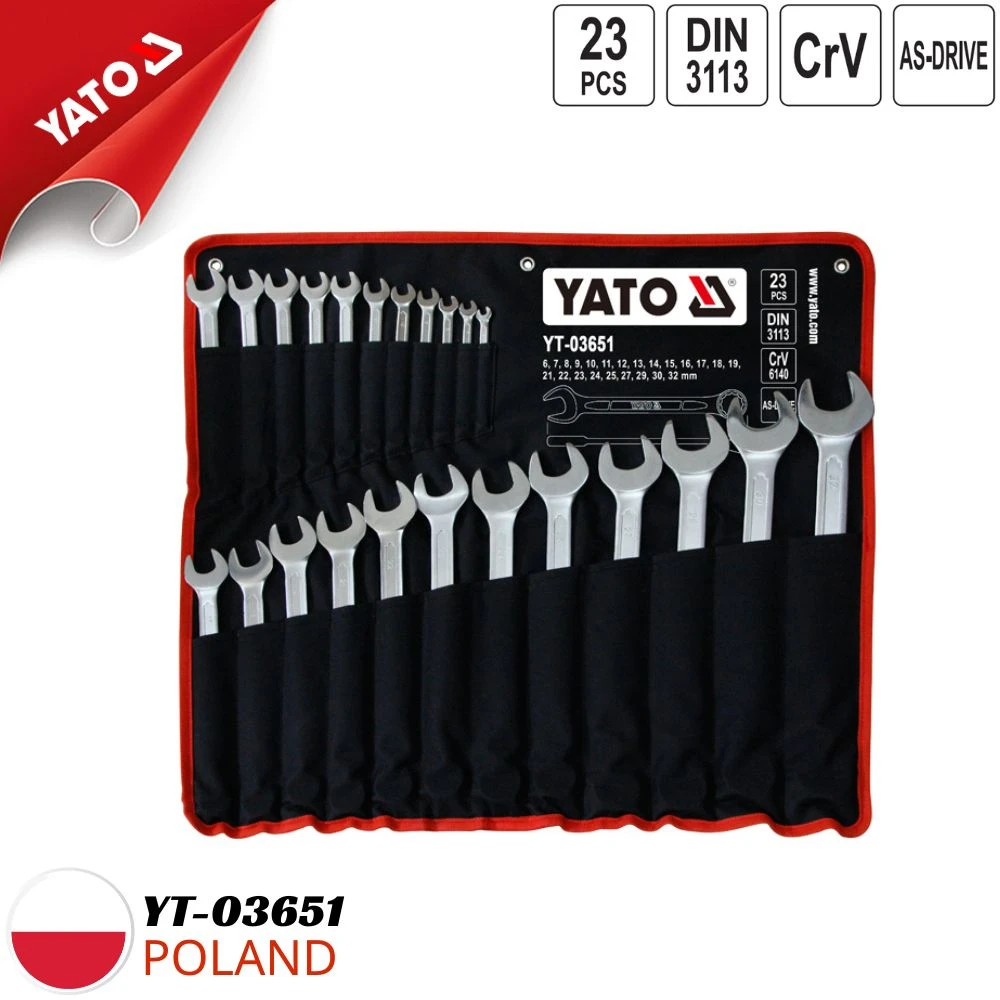 طقم بانات فكه حنش من ياتو  × 23 قطع